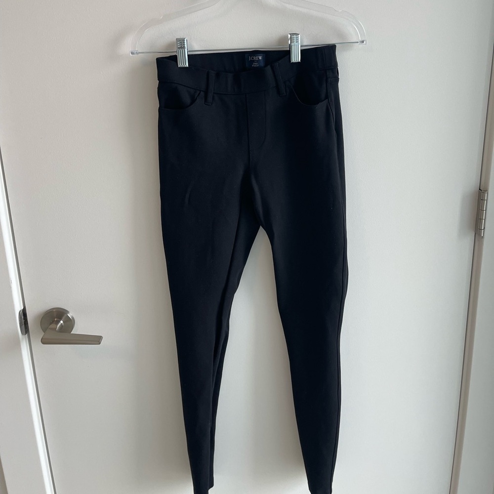 J Crew Gigi Black Pants